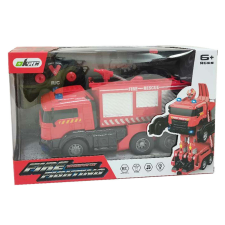  RC transzformer tűzoltó autó, vizet spriccel 1101 távirányítós modell