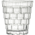 RCR CRISTALLERIA »Stack« Ivóüveg, űrtartalom: 0,32 liter, magasság: 95 mm, átmérő: 89 mm