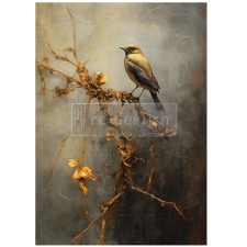 Re-Design with Prima Decoupage Fiber Rustic Refuge Decoupage papír A1 (1 db) decoupage papír