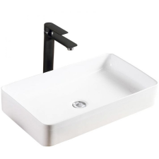 ﻿Rea Rea Denis mosdótál 61.5x35 cm négyszögletes fehér REA-U4800 fürdőkellék