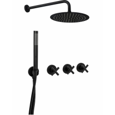 Rea REA EXIT - Rejtett Zuhanyszett - Fekete - 30cm fürdőkellék