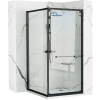 Rea Rea Space IN Sarok Zuhanykabin - Fekete - 80x100 cm