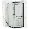 Rea Rea Space IN Sarok Zuhanykabin - Fekete - 80x100 cm