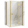 Rea zuhanykabin Rea Atlas 80x100 Brush Gold