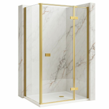Rea zuhanykabin Rea Atlas 80x90 Brush Gold kád, zuhanykabin