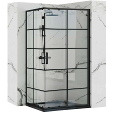 Rea Zuhanykabin Rea Concept Black 80x100 kád, zuhanykabin