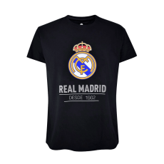 Real Madrid szurkolók kedvenc gyerek fekete pólója - 12 éves