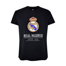 Real Madrid szurkolók kedvenc gyerek fekete pólója - 8 éves férfi póló
