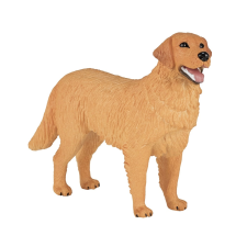 Realista arany retriever figura játékfigura