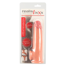 realistixxx Realistixxx - heregyűrűs hosszabbító péniszköpeny - 19cm (natúr) péniszköpeny
