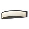 Reality cornelia LED wall lampsteel+alu. Sand black, with acrylic frostedLED 10W 4000K lamp size W360*E130*H70MM. 5 years guarantee - REAL-230601-30
