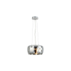 Reality Kilia Pendant lamp Size:28*28*120cm 4*G9 Max 33W Shade in Glass w/o hangings inside in CHROM - REAL-323904-06