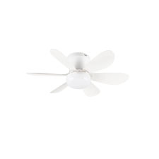 Reality Lund LED fehér mennyezeti lámpa beépített ventilátor távkapcsolóval ventilátor