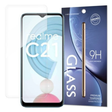 Realme C21 karcálló edzett üveg Tempered glass kijelzőfólia kijelzővédő fólia kijelző védőfólia mobiltelefon kellék