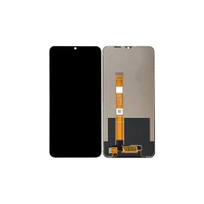 Realme C21Y/C25Y 4G 2021, LCD kijelző érintőplexivel, fekete (Gyári) mobiltelefon, tablet alkatrész