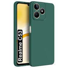  Realme C53 Telefontok - zöld szilikon hátlap tok tok és táska