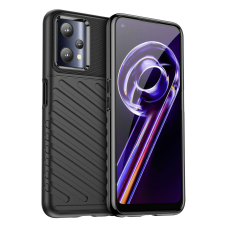 Realme Thunder tok rugalmas ütésálló tok Realme 9 Pro fekete tok és táska