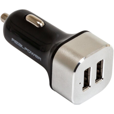 RealPower KFZ-Ladegerät           2400mA   2xUSB (176635) mobiltelefon kellék