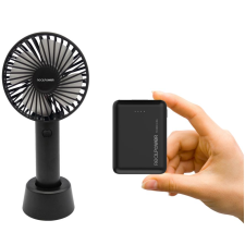 RealPower Mobile Bundle Ventilator + PB-10000 mini HD (375356) ventilátor