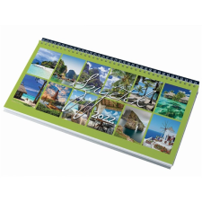  Realsystem 2022-es Sziget 7971-01 képes fekete asztali naptár naptár, kalendárium