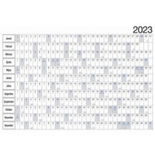 REALSYSTEM 2023-as 6051-00 álló/fekvő plakátnaptár (6051-00) naptár, kalendárium