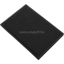 REALSYSTEM 2023-as Bolero 5612-11 B5 heti beosztású fekete határidőnapló (5612-11) határidőnapló