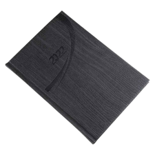 REALSYSTEM Fashion, B5 heti beosztású határidőnapló + napló, Grafit naptár, kalendárium