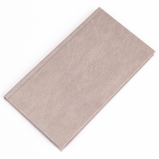 REALSYSTEM Zsebnaptár fekvő Standard, fehér lapokkal drapp Realsystem 2024. naptár, kalendárium