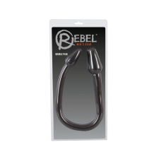 Rebel Double Plug - dupla kúp anál dildó (fekete) anál