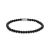 Rebel & Rose Bracelet Black Velvet RR-40107-S-M Unisex,