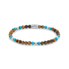 Rebel & Rose Bracelet Mix Tiger Turquoise RR-40109-S-M ladies, karkötő
