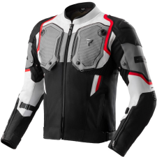 Rebelhorn Borg II motoros kabát fekete-szürke-piros motoros kabát