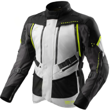 Rebelhorn Hardy 3.0 motoros kabát fekete-szürke-fluo sárga motoros kabát