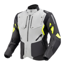 Rebelhorn Hiker IV motoros kabát fekete-szürke-fluo sárga motoros kabát