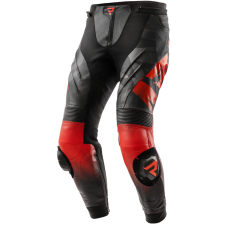 Rebelhorn Inferno motoros bőrnadrág fekete-fluo piros motoros nadrág