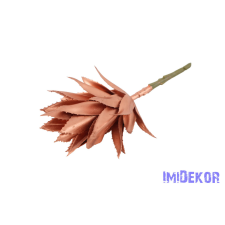  Recés levelű pozsgás 22cm - Bronz dekorációs kellék