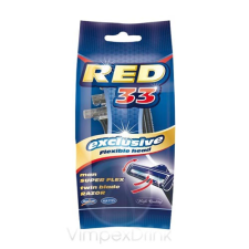  Red 33 Mozgó fejes borotva - 5 db eldobható borotva