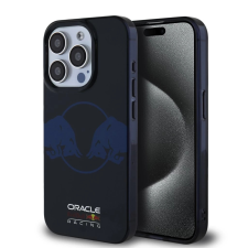 Red Bull PC/TPU Two Bulls Magsafe tok iPhone 15 Pro készülékhez tengerészkék tok és táska