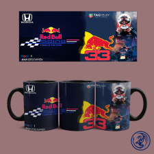  Red Bull Racing - Max Verstappen bögre (Fekete) bögrék, csészék