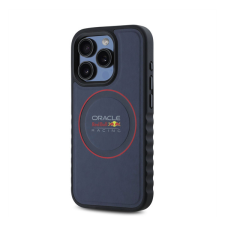 Red Bull Red Ring iPhone 15 Pro műbőr MagSafe tok, tengerészkék tok és táska