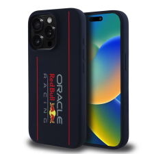 Red Bull Silicone Vertical Logo MagSafe tok iPhone 15 Pro készülékhez tengerészkék tok és táska