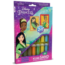 Red Castle Disney hercegnők: 2 az 1-ben homokkép készítő szett - Mulan és Tiana kreatív és készségfejlesztő