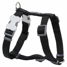 Red Dingo Black XS Dog hám nyakörv, póráz, hám kutyáknak