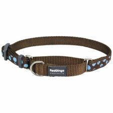 Red Dingo Blue Spots Brown Medium Martingale nyakörv nyakörv, póráz, hám kutyáknak
