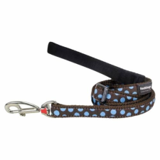 Red Dingo Blue Spots Brown póráz 100-180 cm Medium nyakörv, póráz, hám kutyáknak