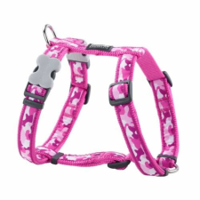 Red Dingo Camouflage Hot Pink Large Dog hám nyakörv, póráz, hám kutyáknak