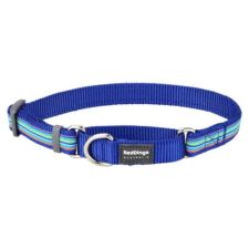 Red Dingo Horizontal Stripes Dark Blue Large Martingale nyakörv nyakörv, póráz, hám kutyáknak