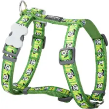 Red Dingo Panda Lime Large kutya hám nyakörv, póráz, hám kutyáknak