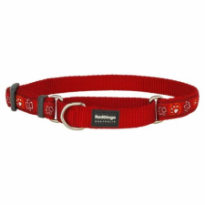 Red Dingo Paw Impressions Red Medium Martingale nyakörv nyakörv, póráz, hám kutyáknak