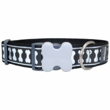 Red Dingo Reflective Black Giant Short kutya nyakörv nyakörv, póráz, hám kutyáknak